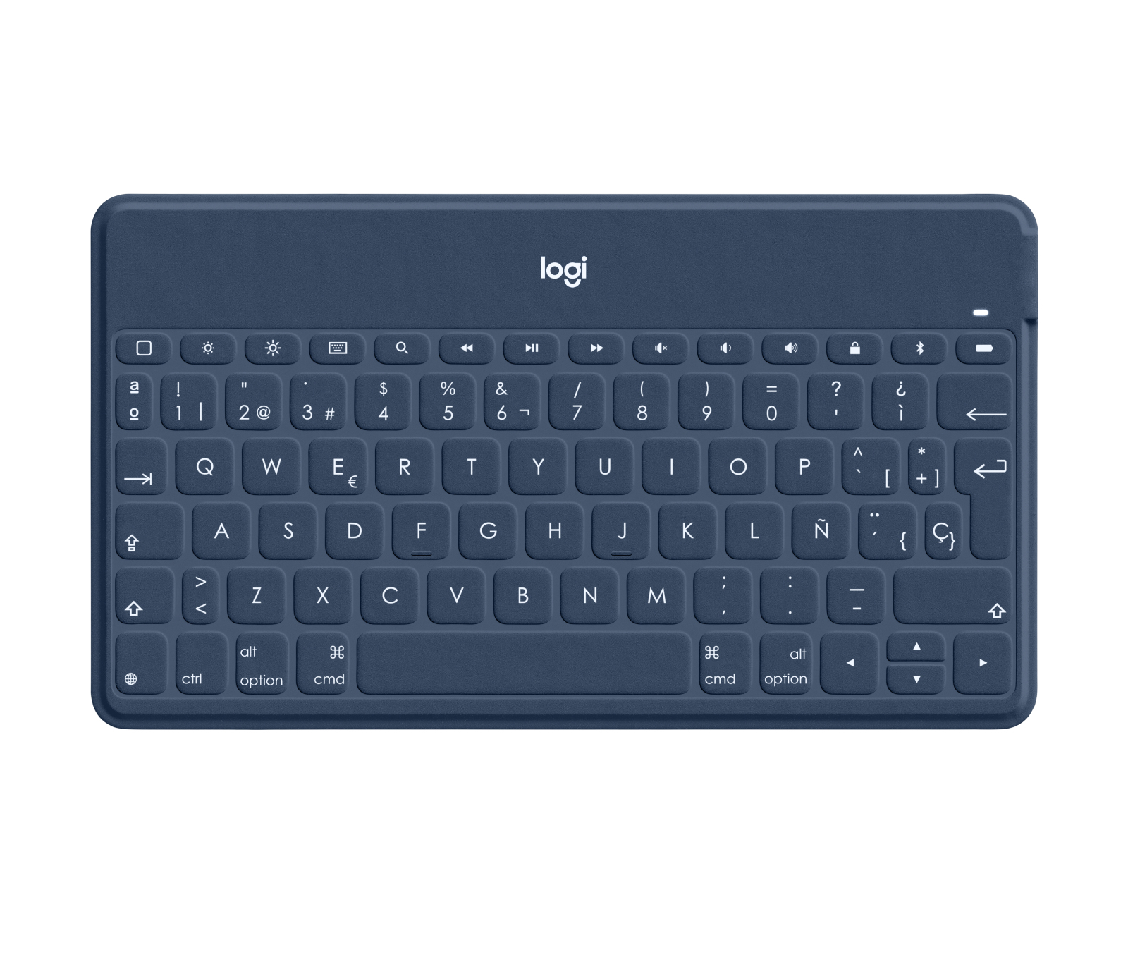 Keys-To-Go QWERTY Español Bluetooth Azul, Naranja