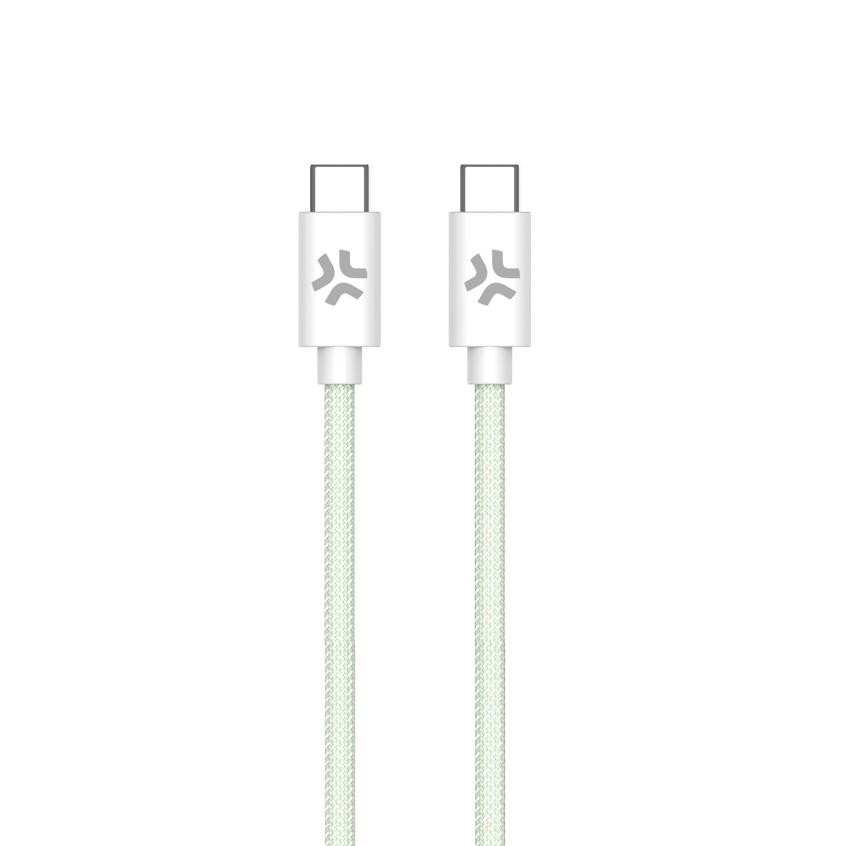 USBCUSBCCOTTGN cable USB 1,5 m USB C Verde, Blanco