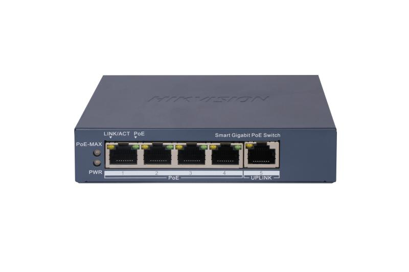 DS-3E1505P-EI switch Gestionado Gigabit Ethernet (10/100/1000) Energía sobre Ethernet (PoE) Gris