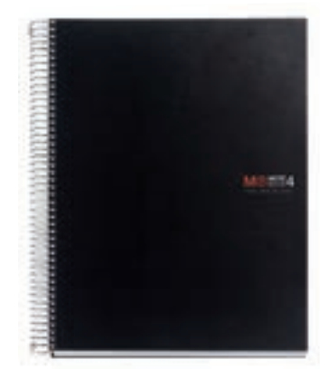 MR2548 cuaderno y block A7 100 hojas Rojo