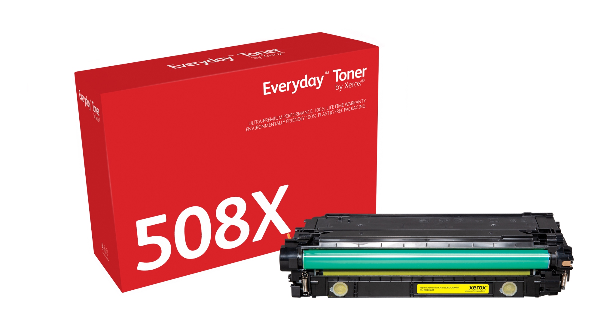 Everyday Toner Everyday Amarillo di Xerox compatibile con HP 508X (CF362X), Capacidad alta