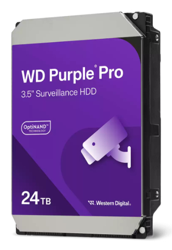 Purple Pro WD241PURP disco duro interno 24 TB 7200 RPM 512 MB 3.5" SATA