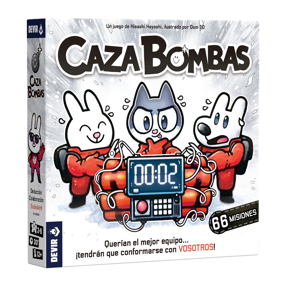Caza Bombas 30 min Juego de mesa Deducción