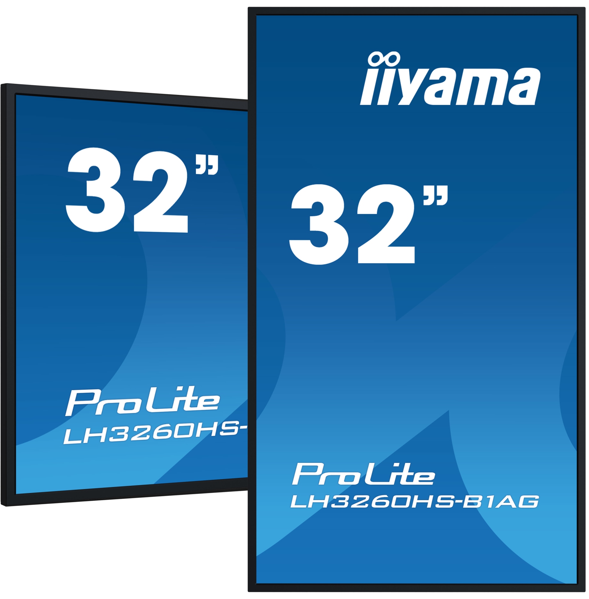 LH3260HS-B1AG pantalla de señalización Pizarra de caballete digital 80 cm (31.5") LED Wifi 500 cd / m² Full HD Negro Procesador incorporado Android 11 24/7