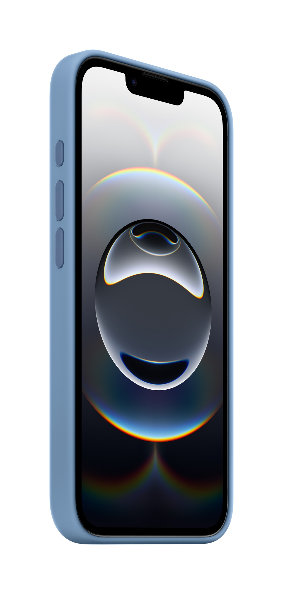 Funda de silicona para el iPhone 16e - Azul invierno