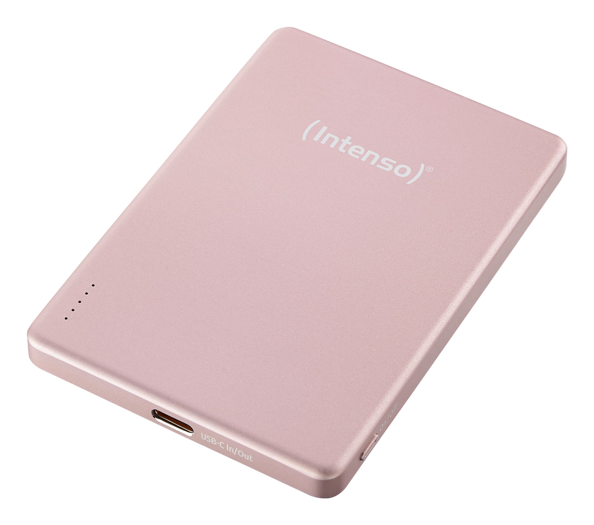 MW5000 Batería Externa Magnética 5000 mAh  Compatible con MagSafe, Carga Inalámbrica 15W, USB-C PD 20W, Delgada y Compacta  Probada en Alemania  Rosé