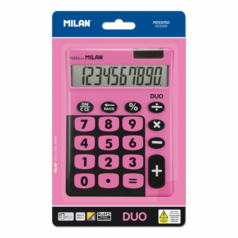 Duo calculadora Escritorio Calculadora básica Rosa
