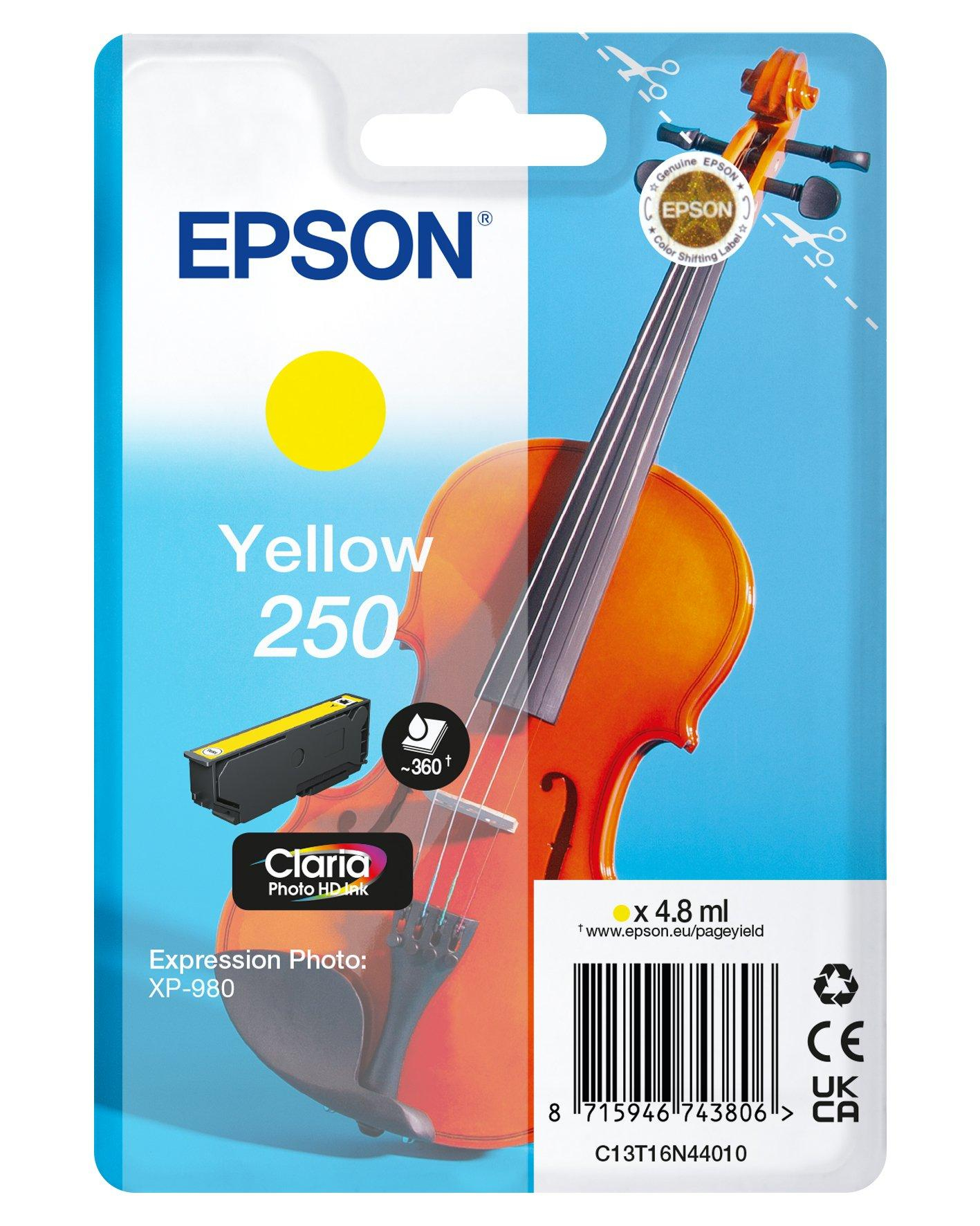 Tinta individual Claria Photo HD 250 Violin amarillo