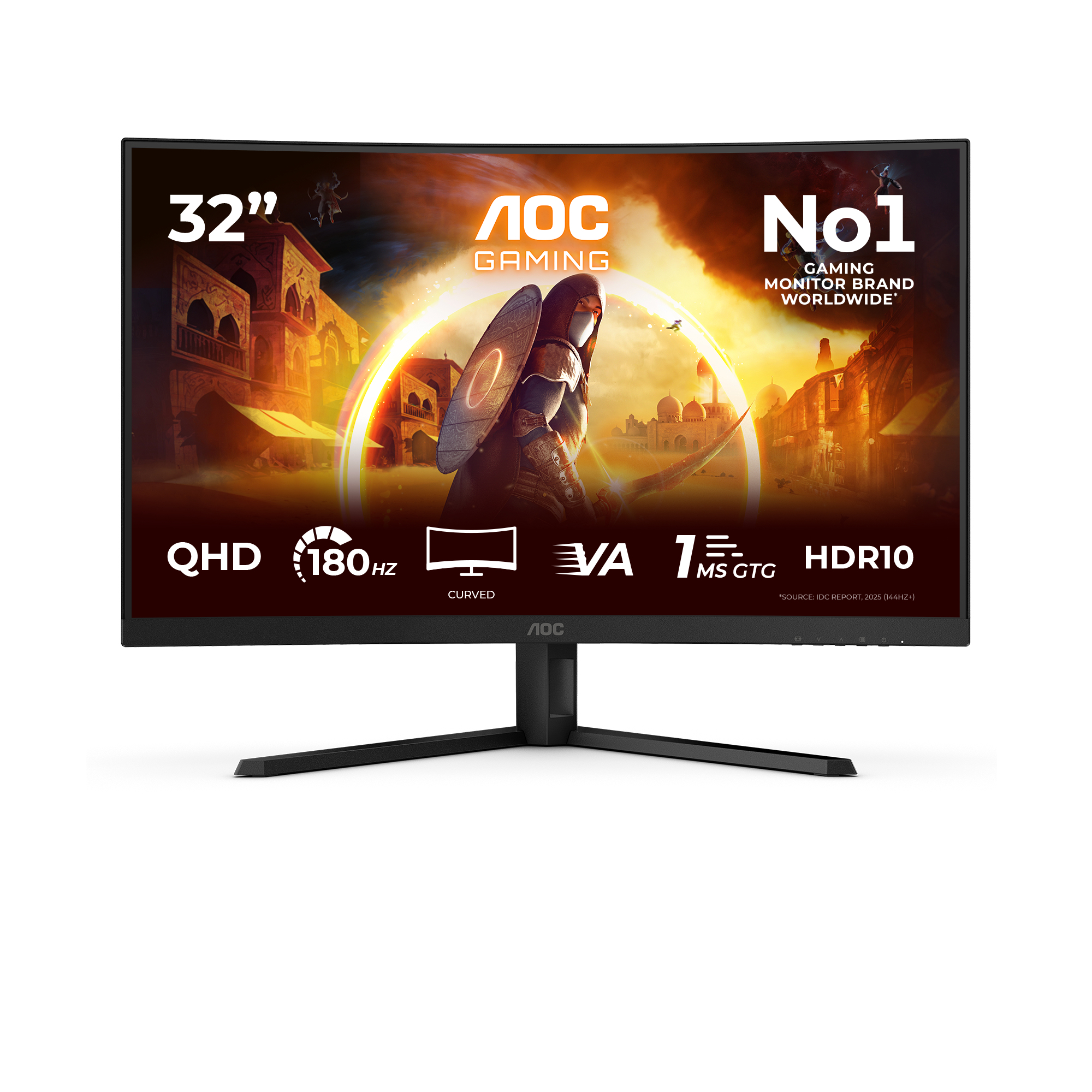 G4 CQ32G4VE pantalla para PC 80 cm (31.5") 2560 x 1440 Pixeles Quad HD LCD Negro, Gris