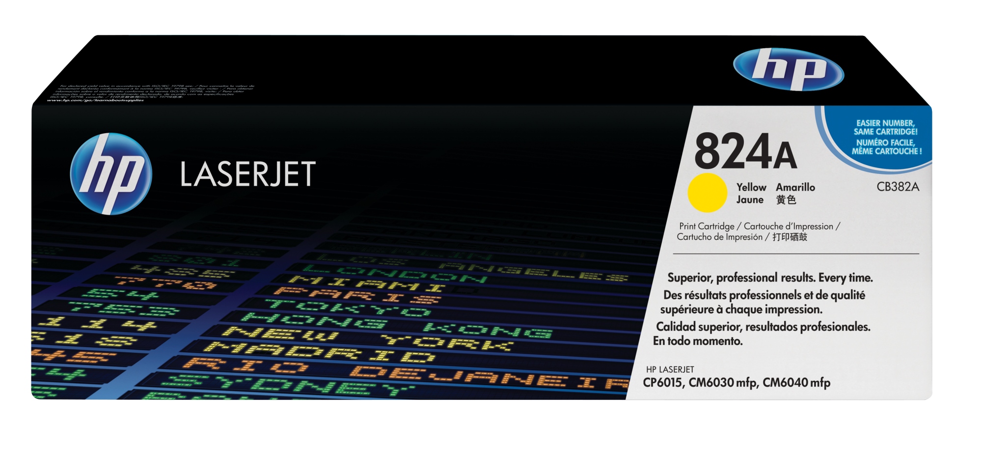 Cartucho de tóner original LaserJet 824A amarillo