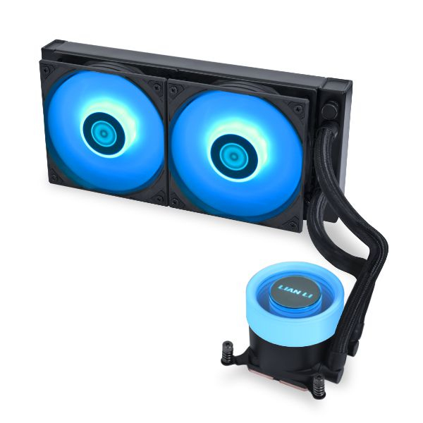 GA II LITE Procesador Kit de refrigeración líquida 12 cm Negro