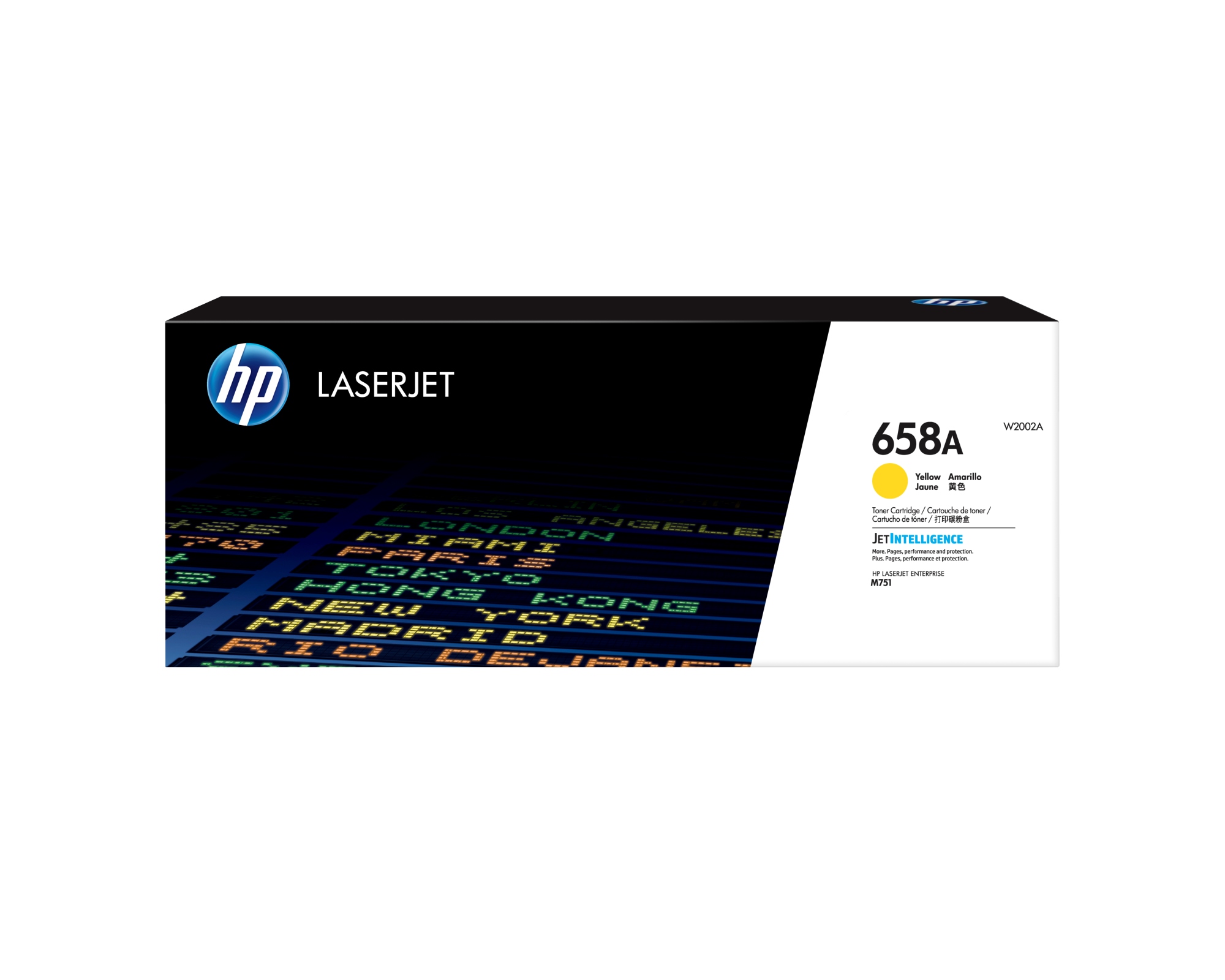Cartucho de tóner Original LaserJet 658A amarillo