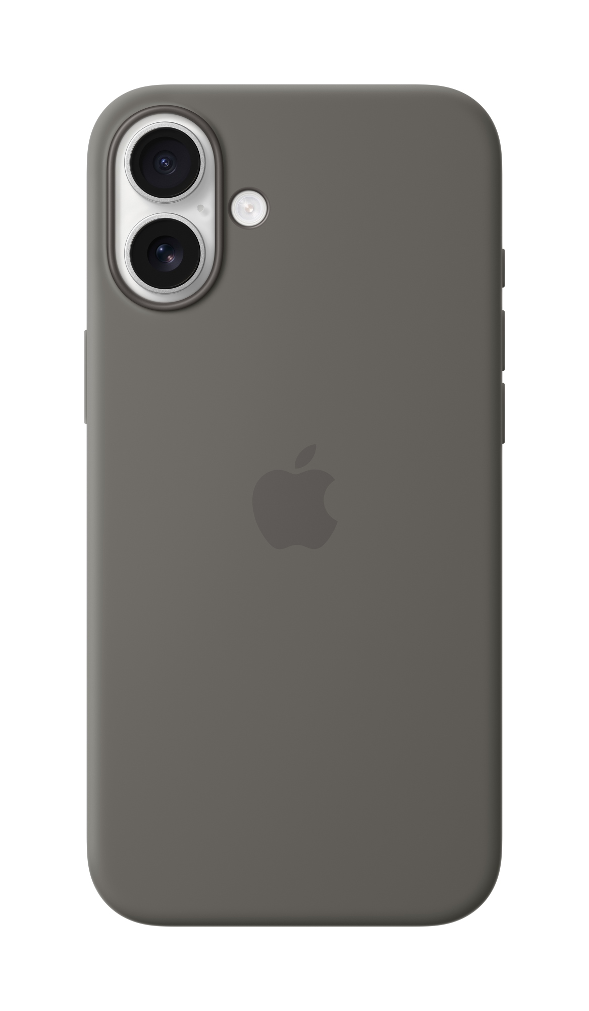 Funda de silicona con MagSafe para el iPhone 16 Plus - Gris piedra