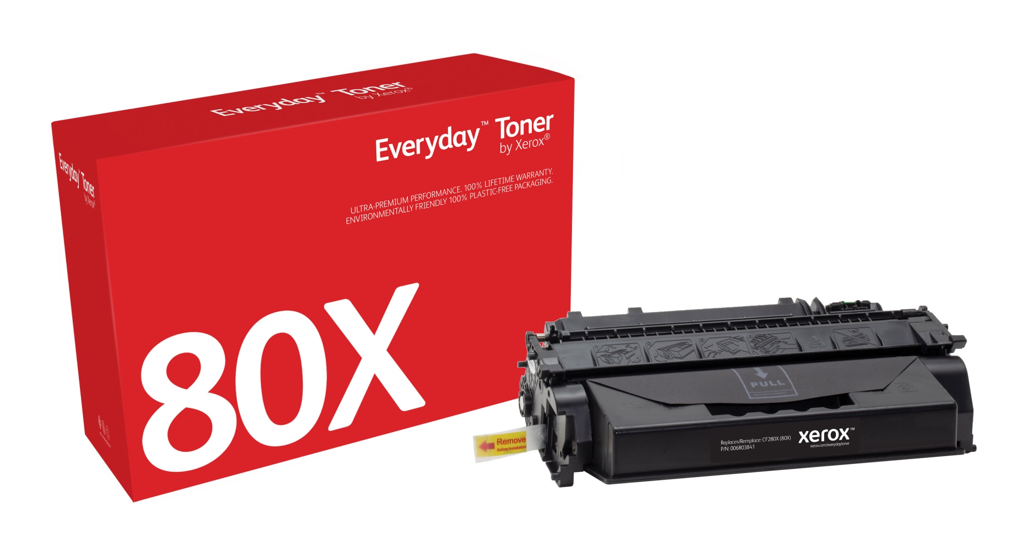 Everyday Toner Everyday Negro di Xerox compatibile con HP 80X (CF280X), Capacidad alta