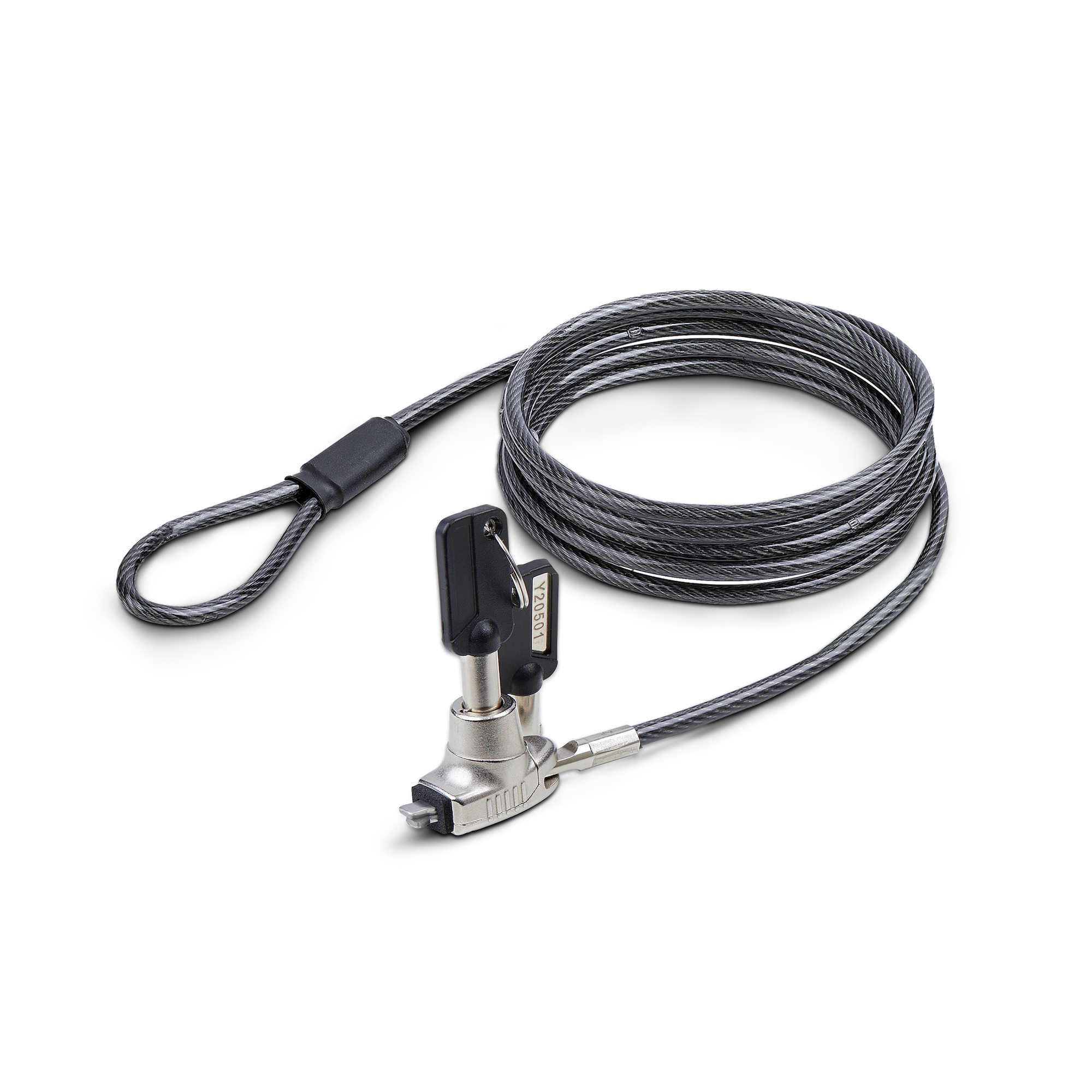 Cable de Seguridad Delgado para Portátil Compatible con Noble Wedge® de 1,5m - Cable Antirrobo para Portátil con Candado de de Llave - Cable Resistente a los Cortes