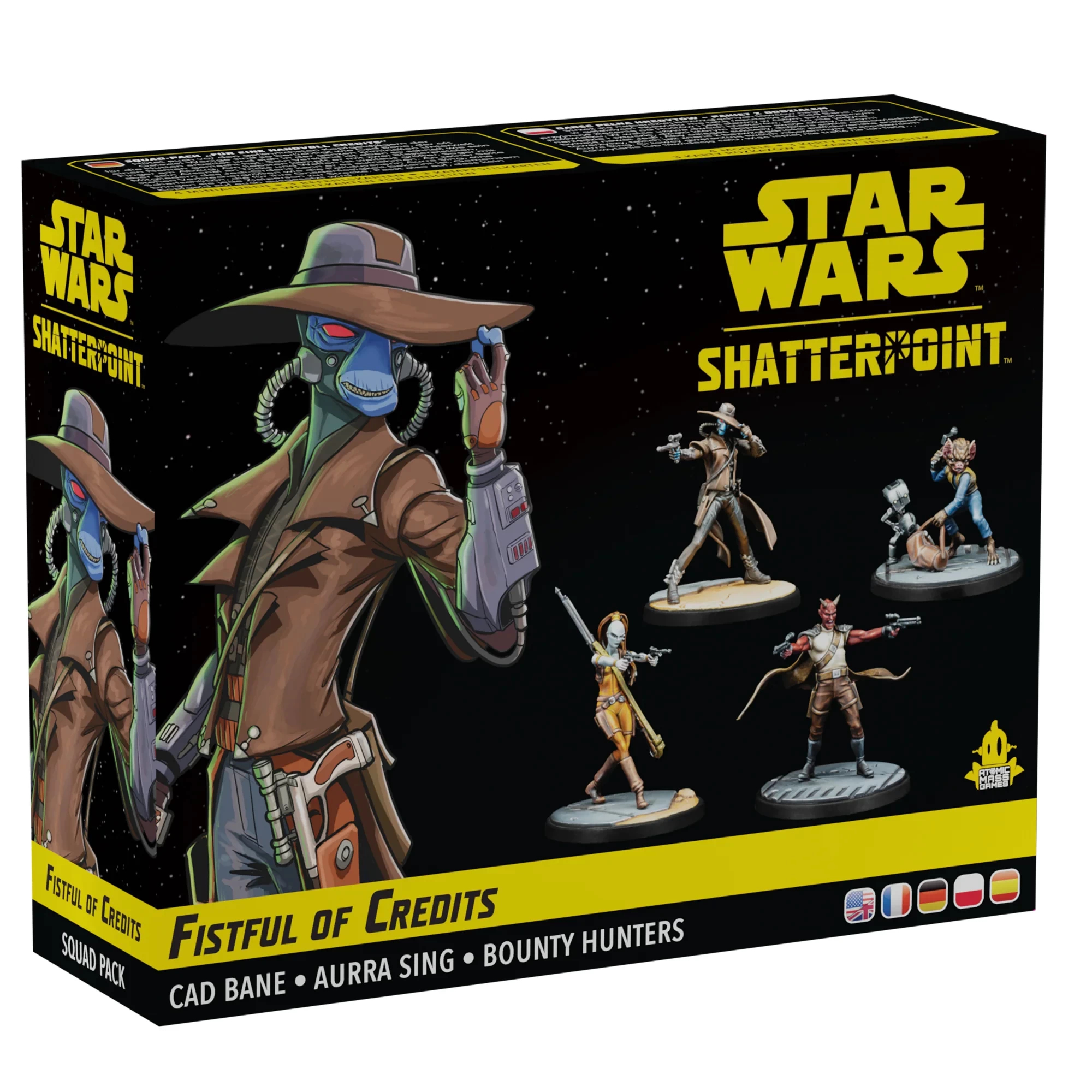 Star Wars: Shatterpoint - Fistful of Credits: Cad Bane Squad Pack Figura