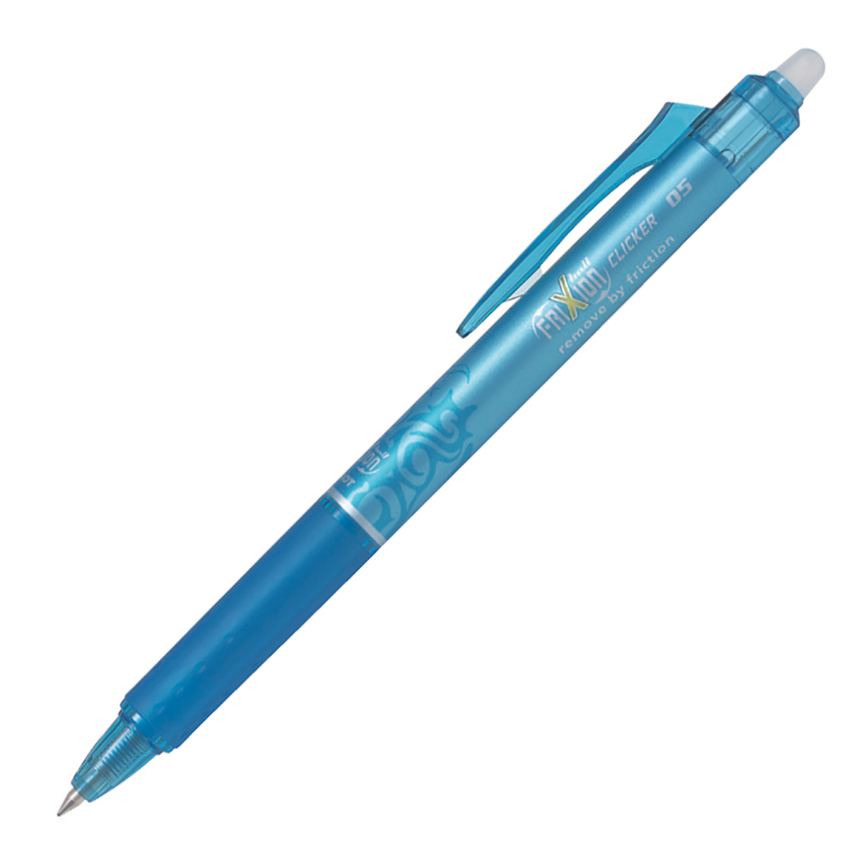FriXion Clicker Bolígrafo retráctil con clip Azul claro 1 pieza(s)