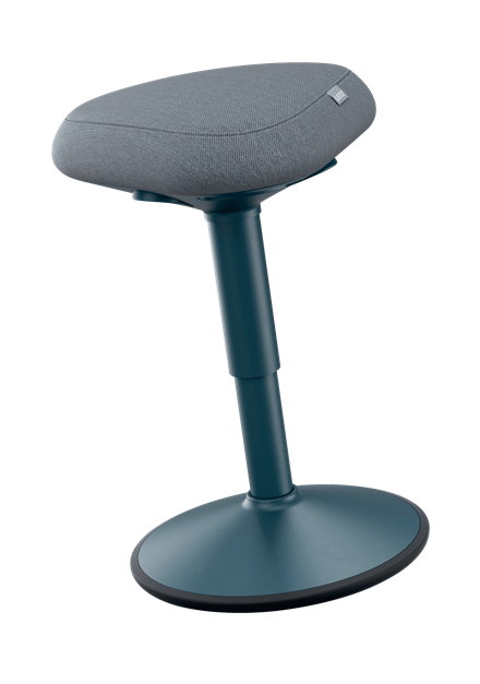 65440089 taburete tipo silla de montar Asiento acolchado Gris Plástico 1 pieza(s)