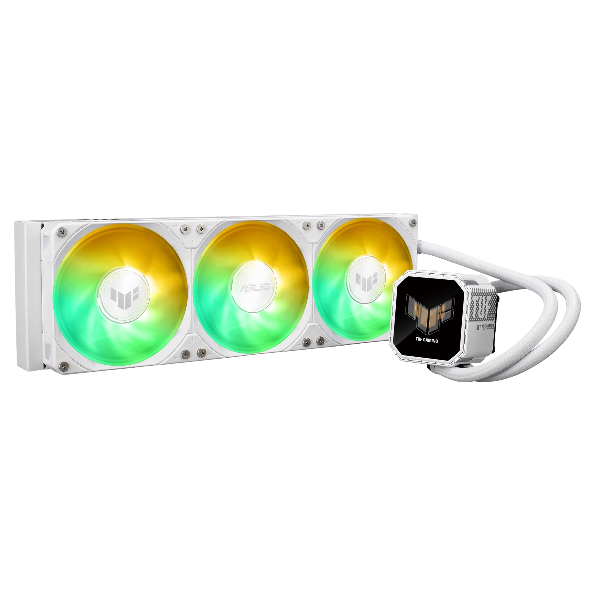 TUF Gaming LC III 360 ARGB LCD White Edition Procesador Sistema de refrigeración líquida todo en uno 12 cm Blanco 1 pieza(s)