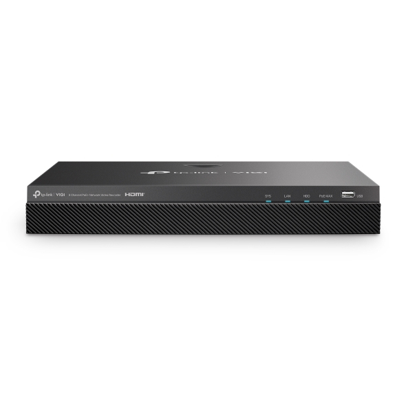 VIGI NVR2008H-8MP Grabadore de vídeo en red (NVR) Negro