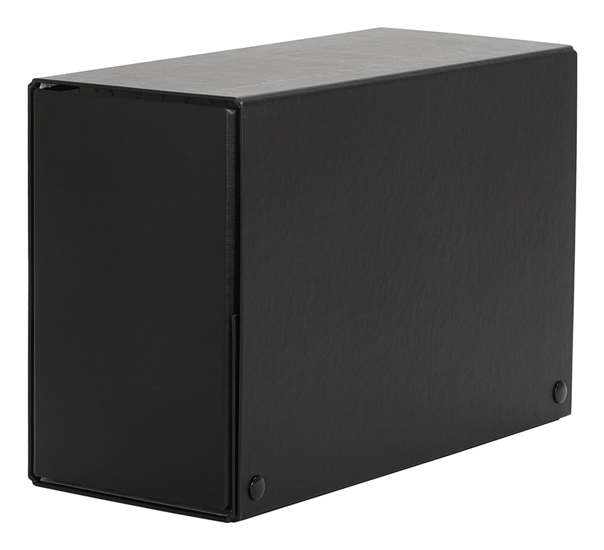 972001 archivador organizador Cloruro de polivinilo (PVC) Negro