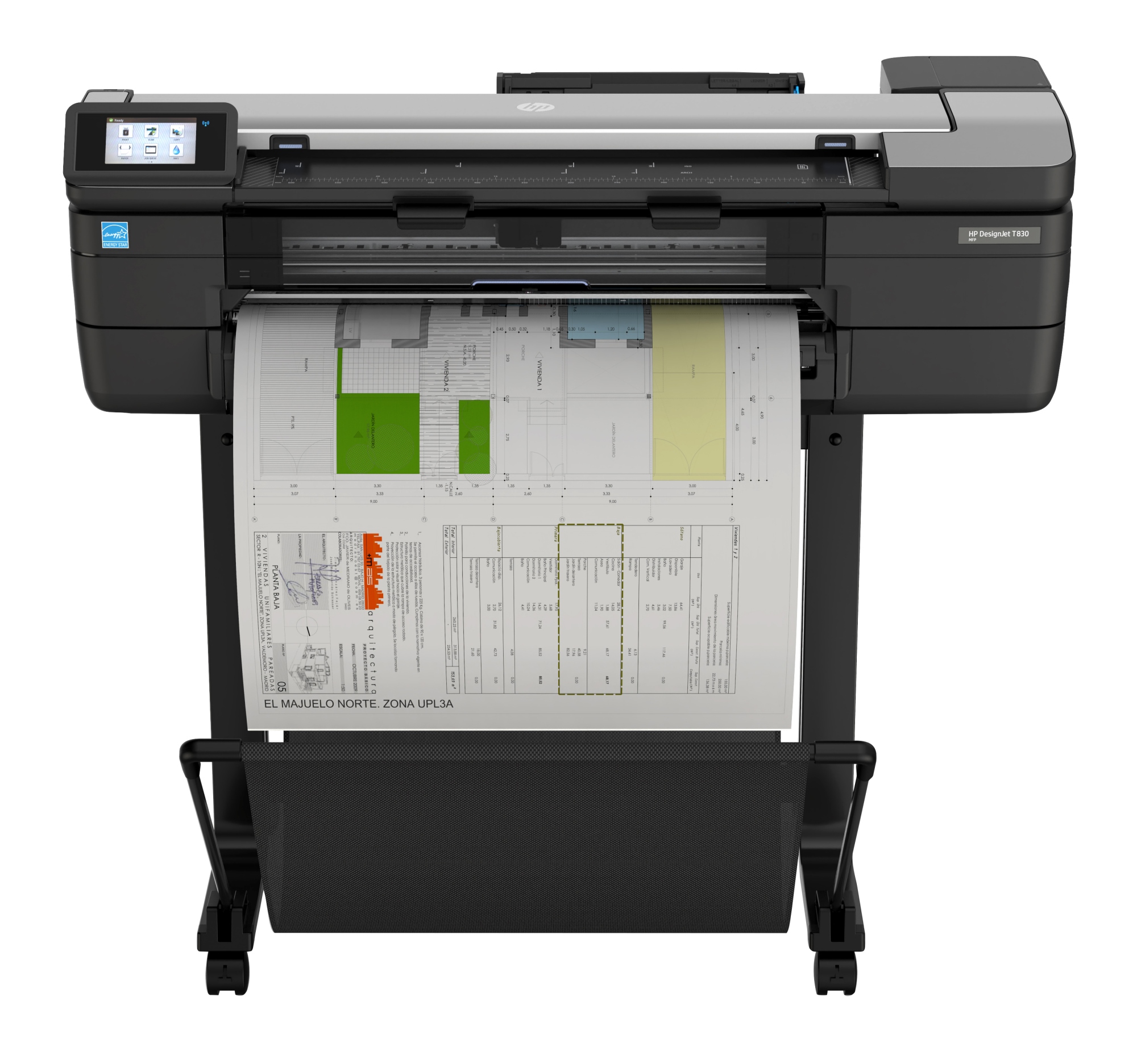 Designjet Impresora multifunción T830 de 24 pulgadas