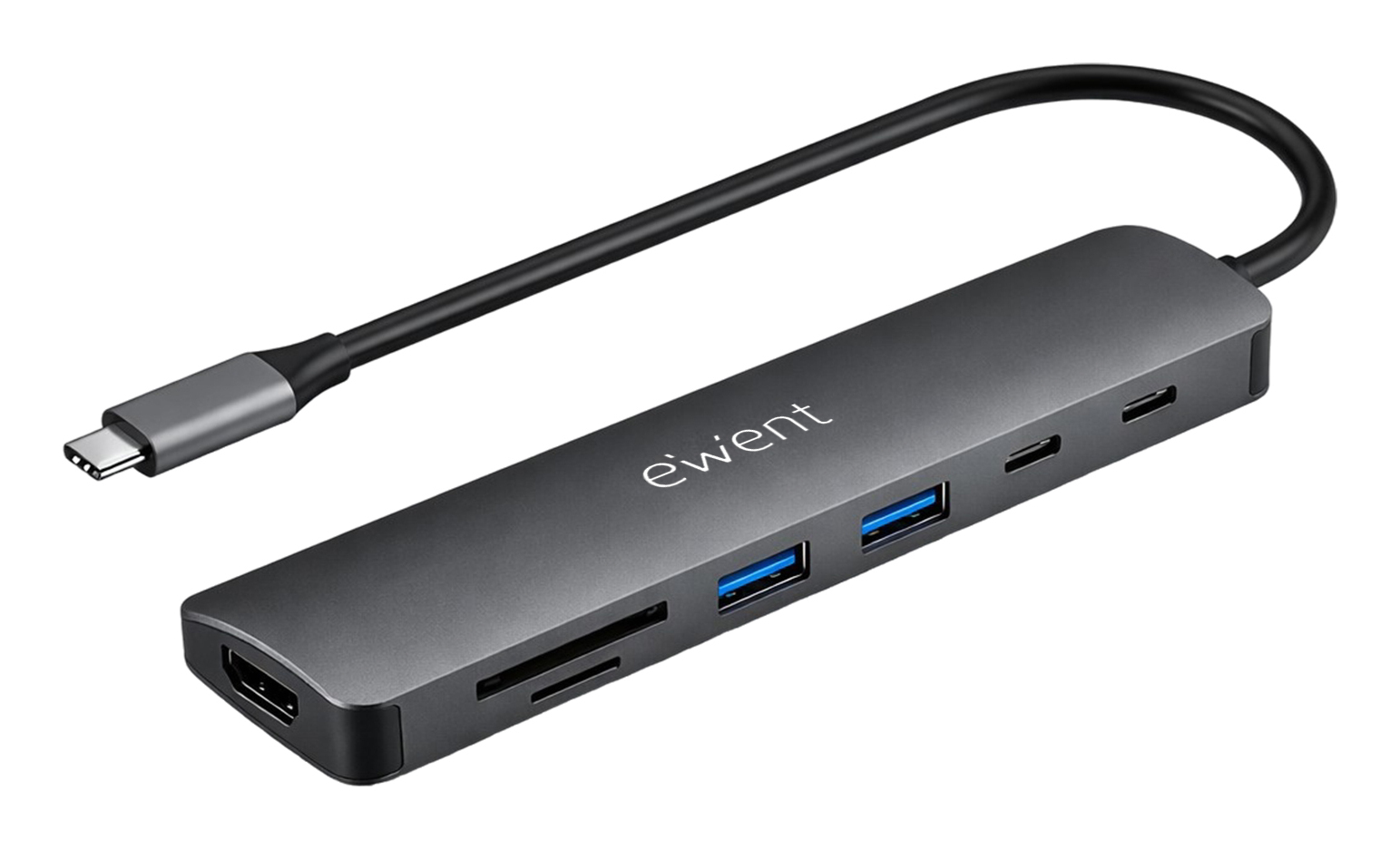 EW1152 base para portátil y replicador de puertos Alámbrico USB 3.2 Gen 1 (3.1 Gen 1) Type-C Gris