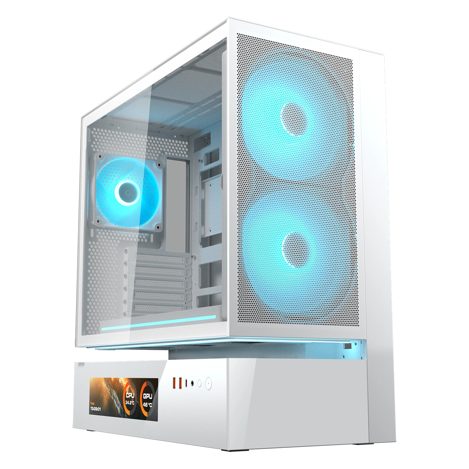 CGR-2DA4W-MV Midi Tower Blanco