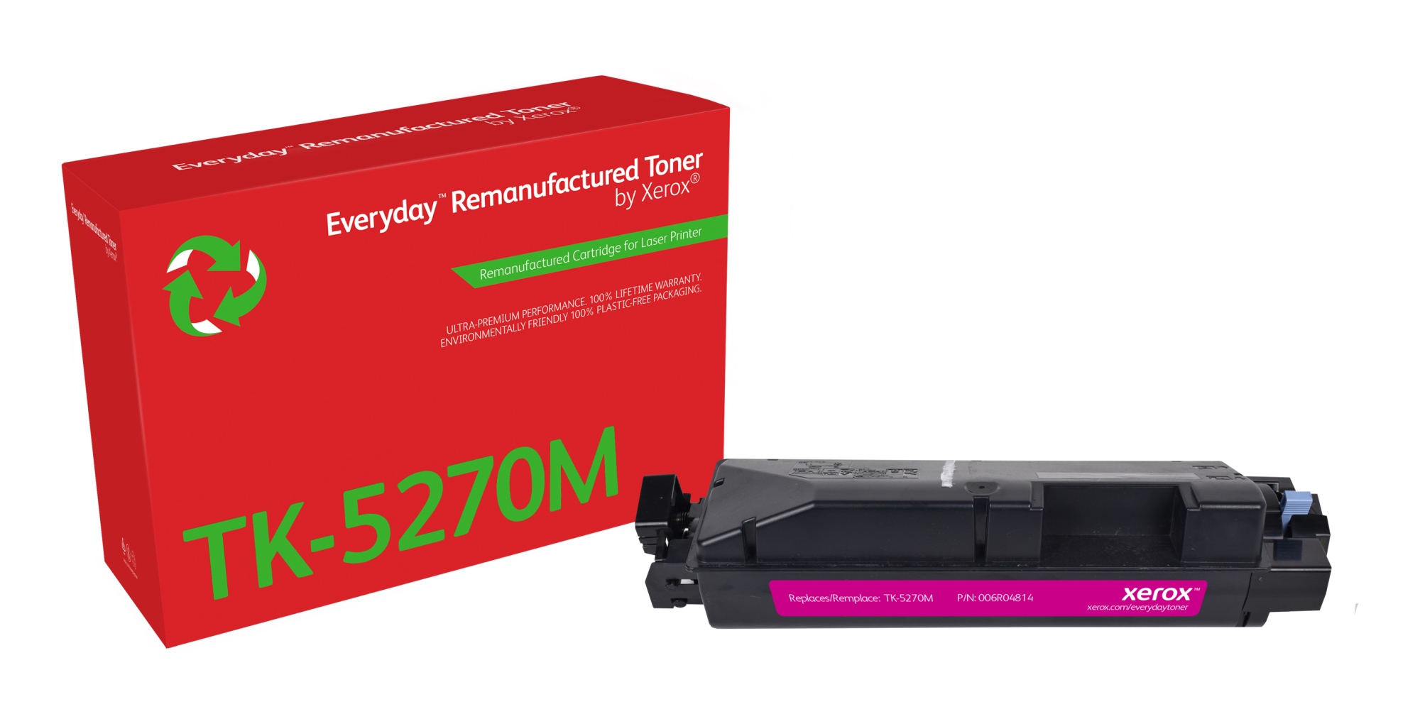 Remanufacturado Everyday Tóner Everyday Magenta remanufacturado de Xerox es compatible con Kyocera TK-5270M, Capacidad estándar