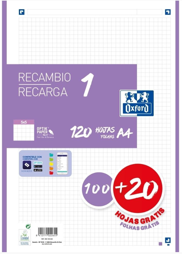 400158164 papel de cuaderno