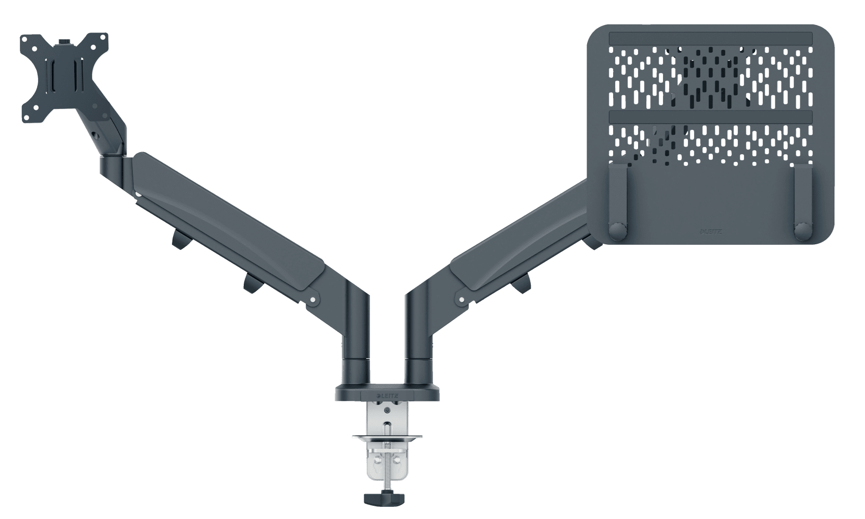 65380089 soporte para monitor 81,3 cm (32") Escritorio Gris Oscuro