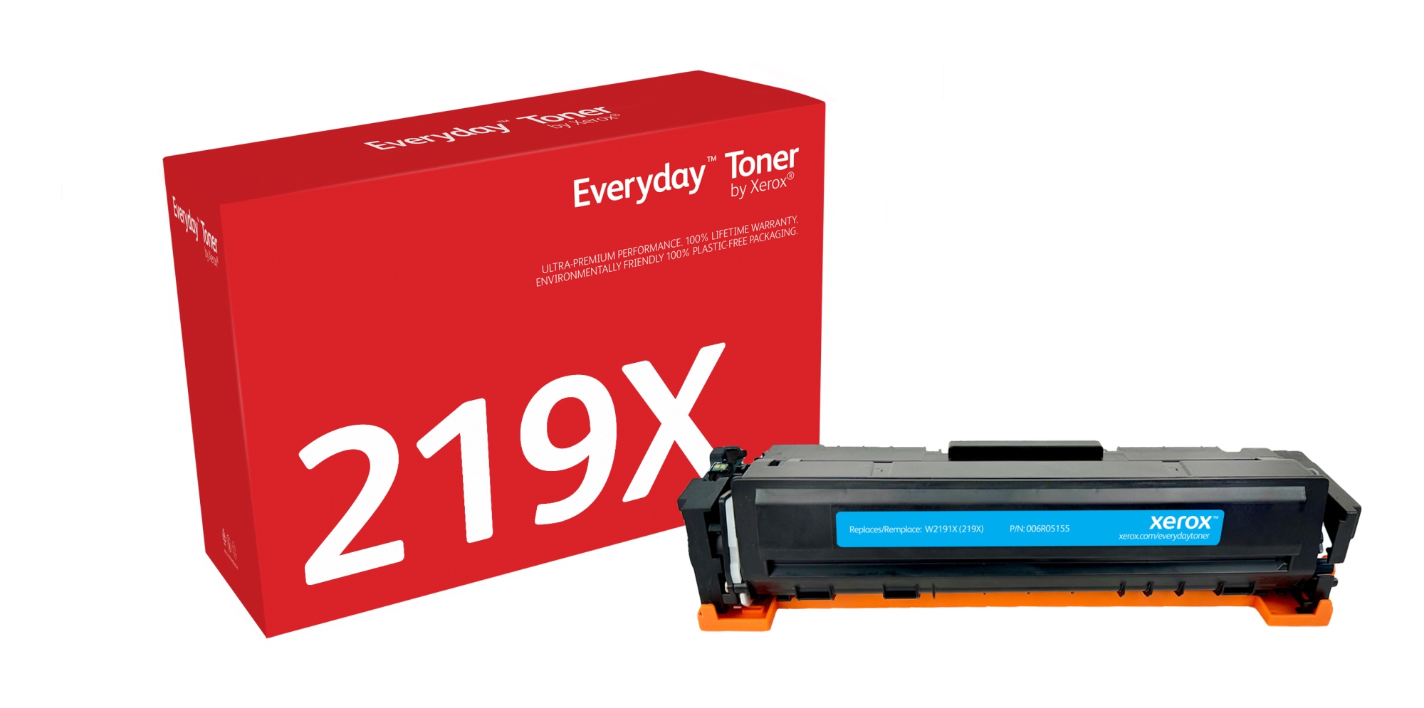 Everyday Toner Everyday Cian di Xerox compatibile con HP 219X (W2191X), Capacidad alta