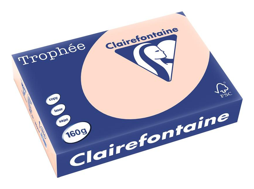 Trophée papel para impresora de inyección de tinta A4 (210x297 mm) 250 hojas Rosa claro