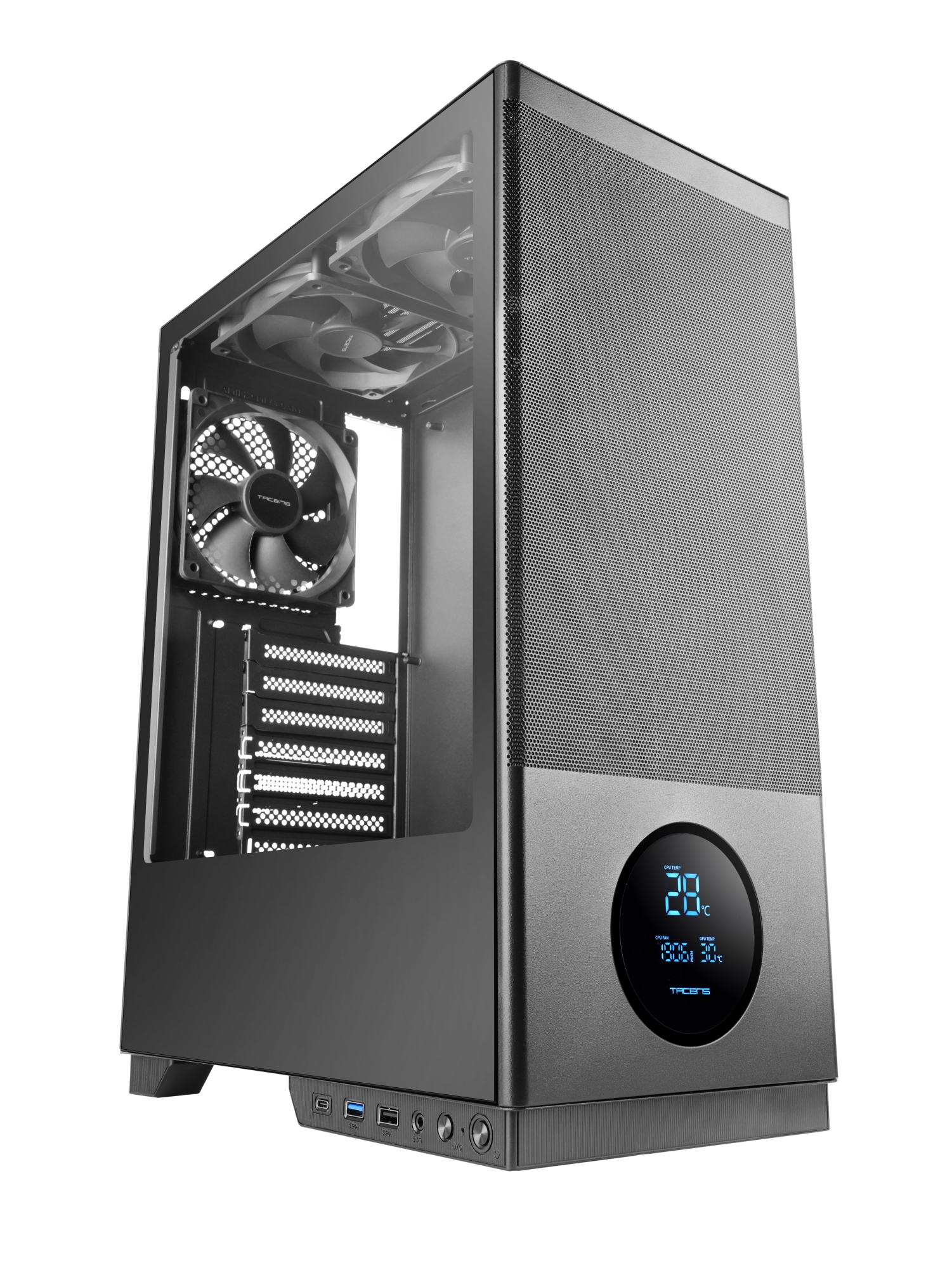 2SAGITTA20 carcasa de ordenador Midi Tower Negro