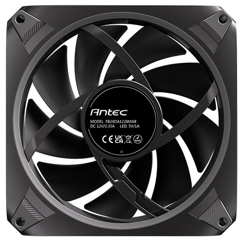 Orbit 120 ARGB FAN Carcasa del ordenador Ventilador 12 cm Negro