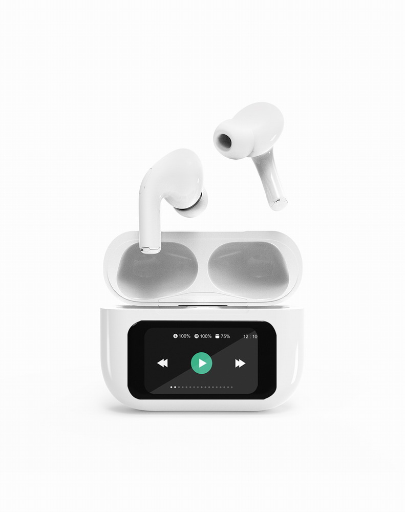 GMB Audio TWS-LCD-ANC-01-W auricular y casco Auriculares Inalámbrico Dentro de oído Llamadas/Música USB Tipo C Bluetooth Blanco