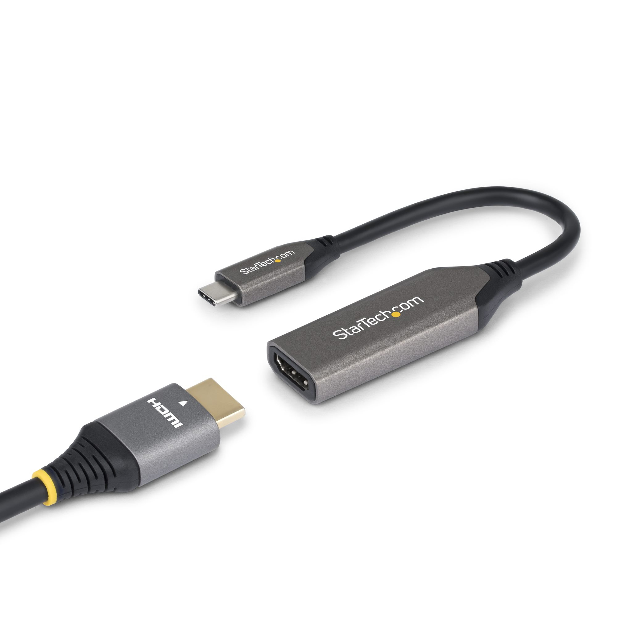 Adaptador USB-C a HDMI - USB Tipo C - 8K60Hz/4K120Hz - Compatible con Thunderbolt/USB4 - Conversor USB C a HDMI 2.1 - HDR10+ - Cable de 20cm