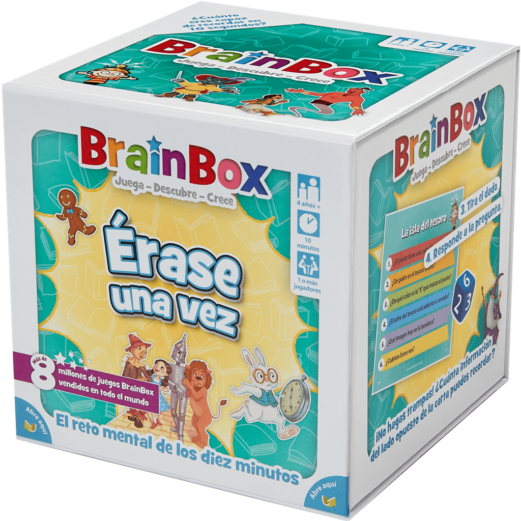 G123427 juego de tablero BrainBox Érase una vez 10 min Juego De Cartas