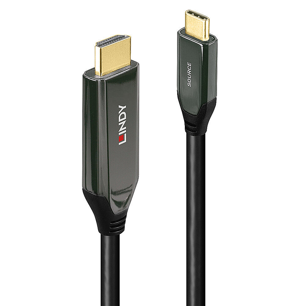 43369 adaptador de cable de vídeo 3 m USB Tipo C HDMI tipo A (Estándar) Negro