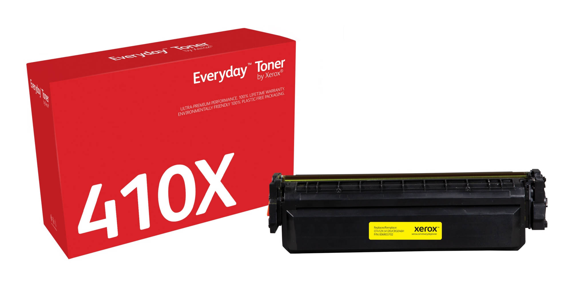 Everyday Toner Everyday Amarillo di Xerox compatibile con HP 410X (CF412X), Capacidad alta