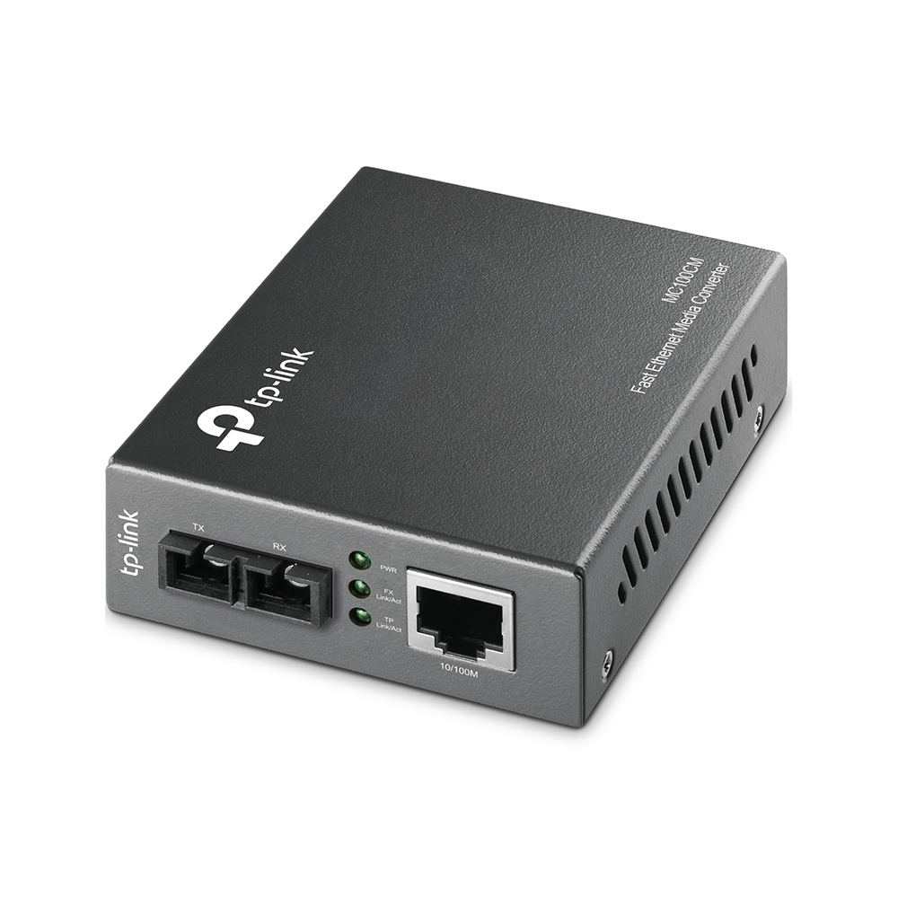 MC100CM convertidor de medio 1000 Mbit/s 1310 nm Negro