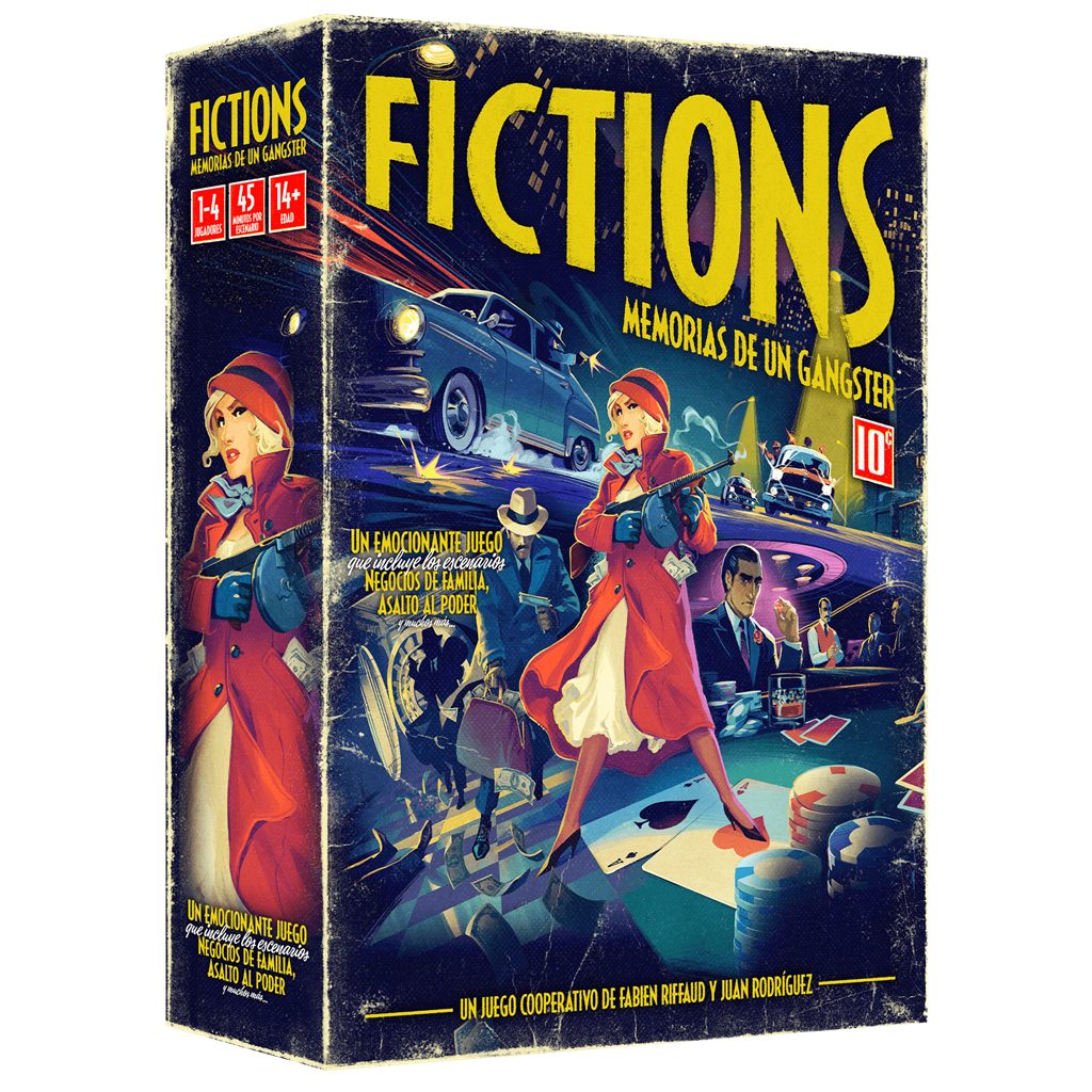 Fictions: Memorias de un gangster 45 min Juego de mesa Estrategia