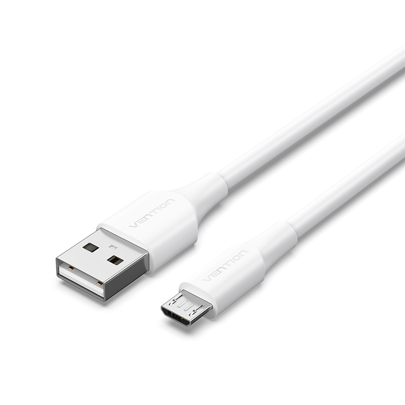 Cable USB 2.0 CTIWH/ USB Macho - MicroUSB Macho/ 2m/ Blanco