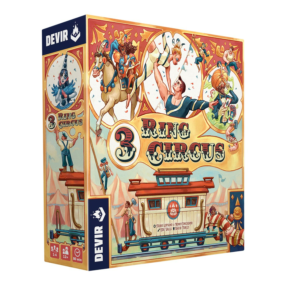 3 Ring Circus 60 min Juego de mesa Estrategia