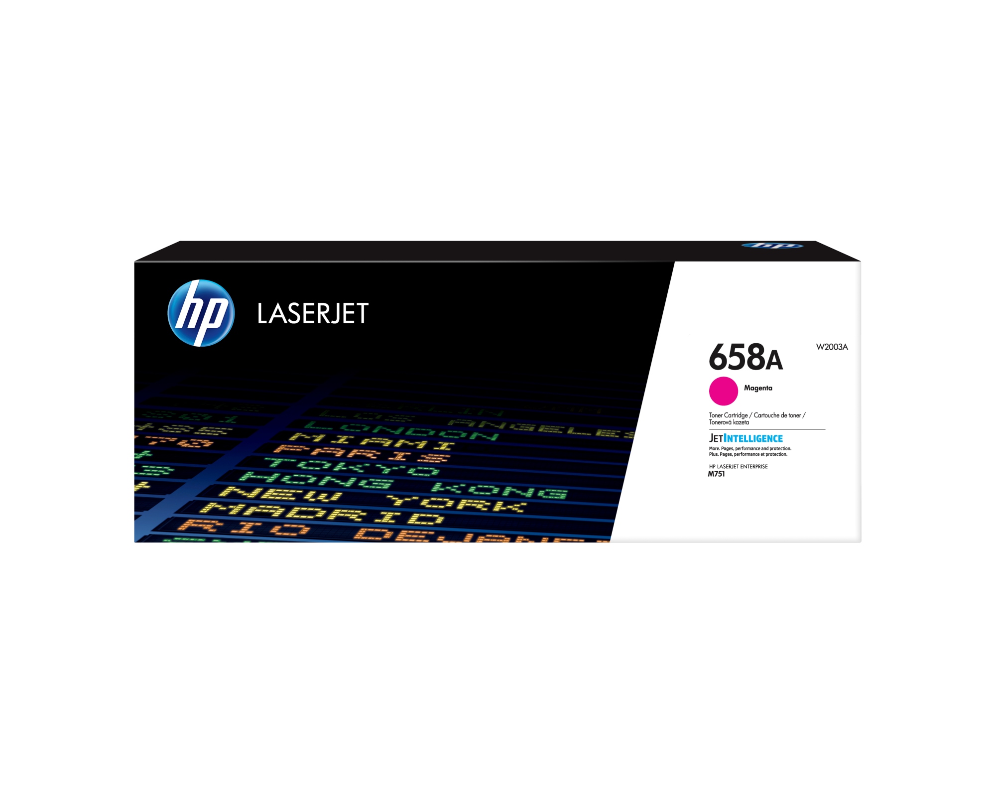 Cartucho de tóner Original LaserJet 658A magenta