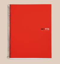 MR42003 cuaderno y block A5 150 hojas Rojo