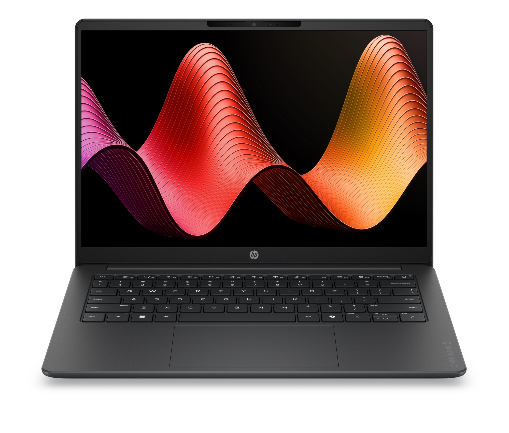 OmniBook 3 Laptop AI 14-ht0012nsx Intel Core Ultra 5 225U Portátil 35,6 cm (14") 2K 8 GB DDR5-SDRAM 512 GB SSD Wi-Fi 6 (802.11ax) FreeDOS AI PC Negro, Gris