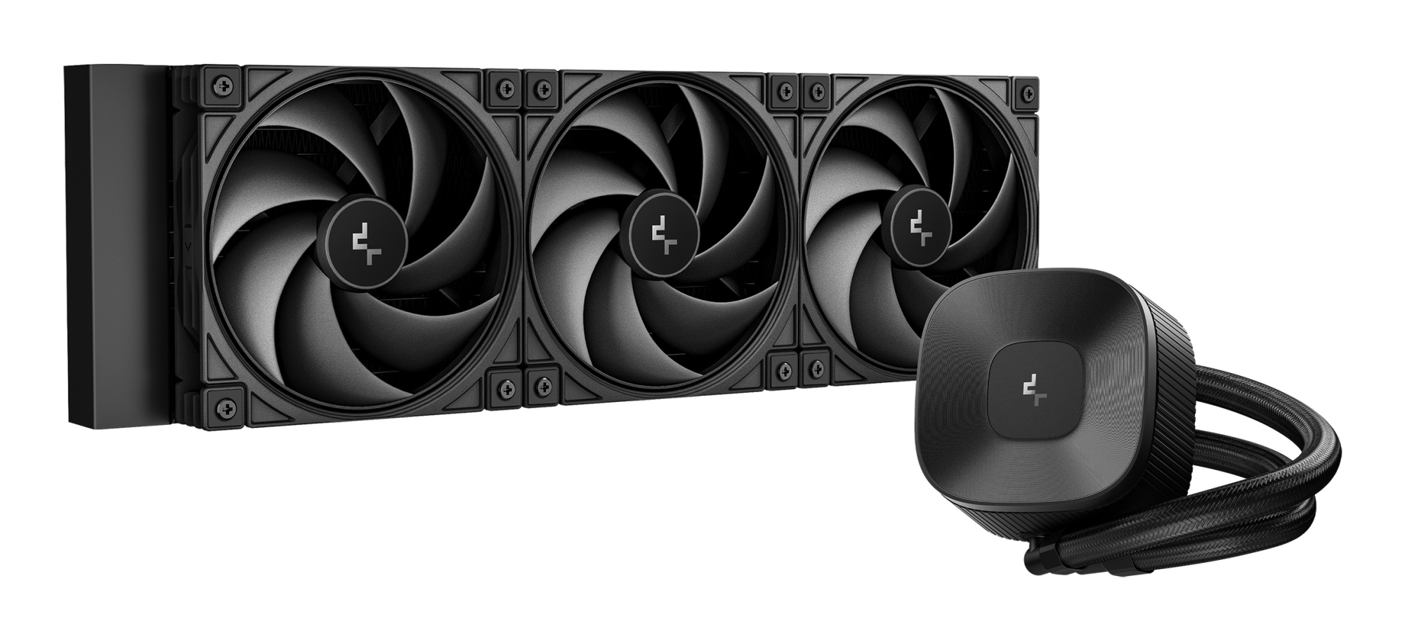 LE360 V2 ZERO DARK Procesador Kit de refrigeración líquida 12 cm Negro 1 pieza(s)
