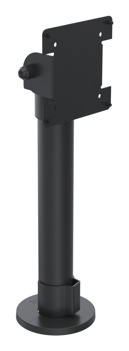SpacePole POS SPV1102-FX-02 accesorio para terminal de punto de venta Montaje POS Negro Metal 75 x 75 mm 100 x 100 mm