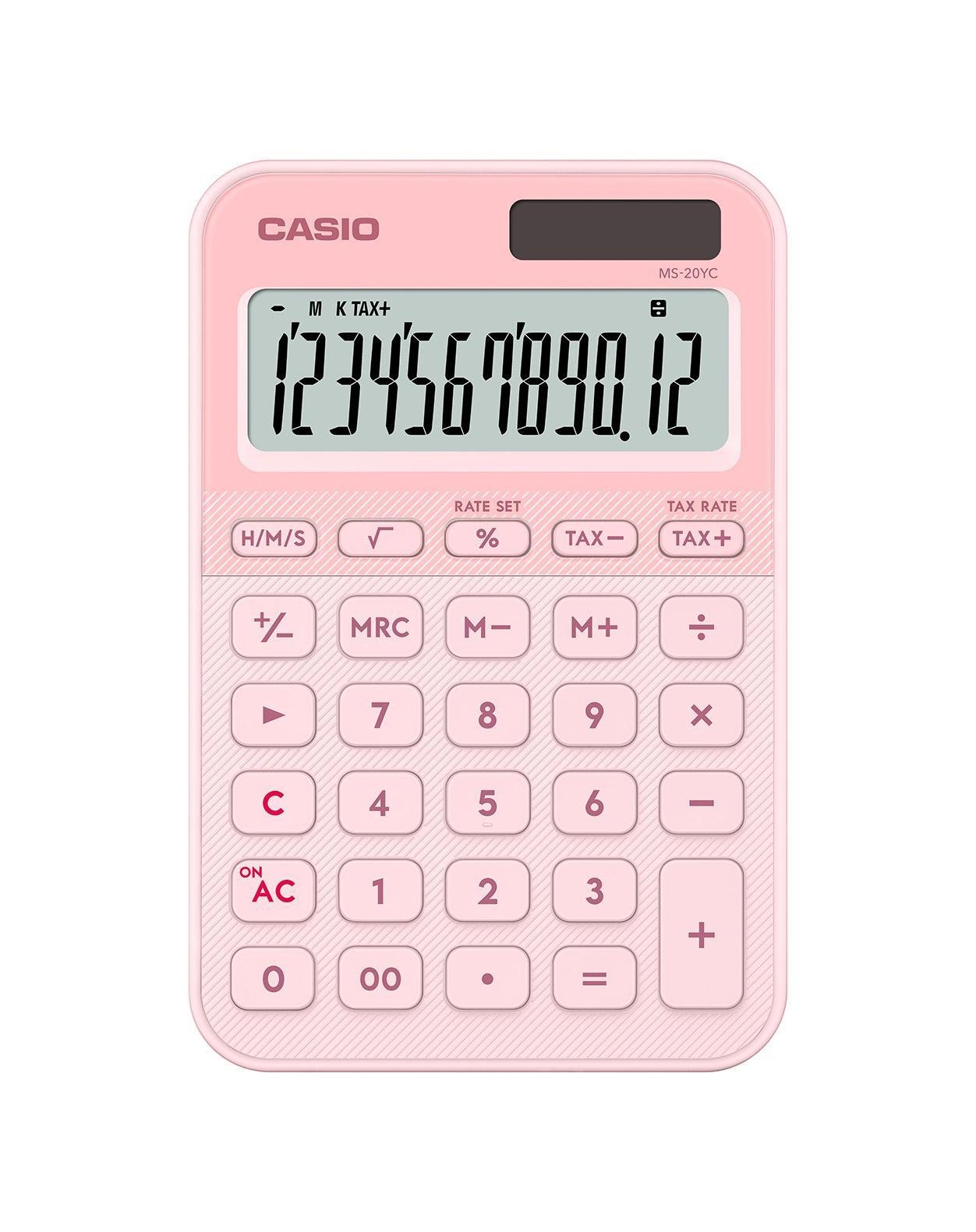 MS-20YC calculadora Escritorio Calculadora básica Rosa claro